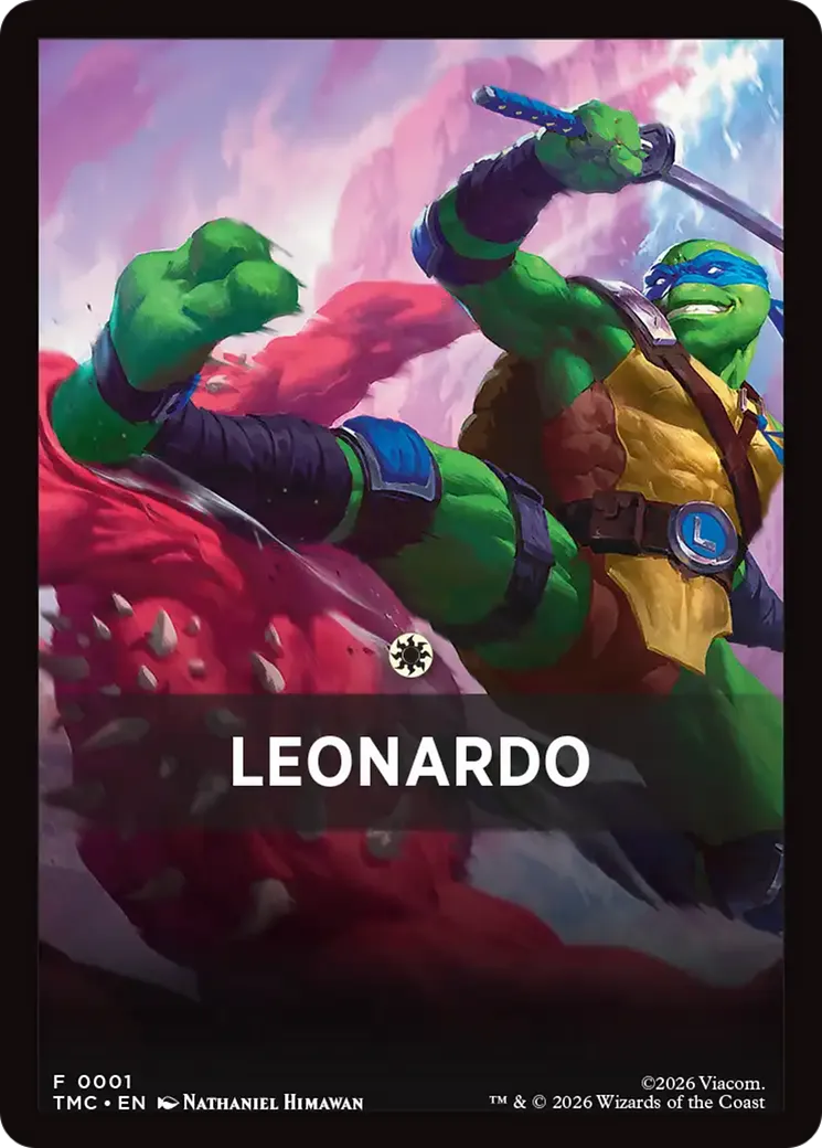 Leonardo — Teenage Mutant Ninja Turtles Eternal Front Cards — Magic: The Gathering