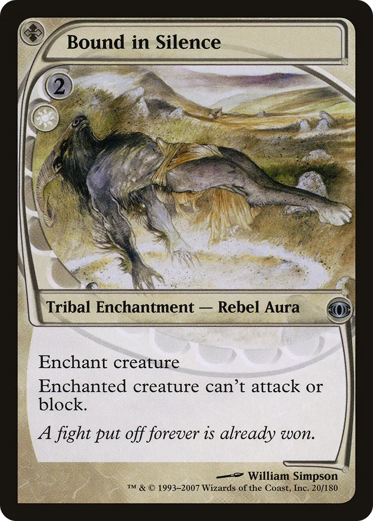 Bound in Silence — Future Sight — Magic: The Gathering