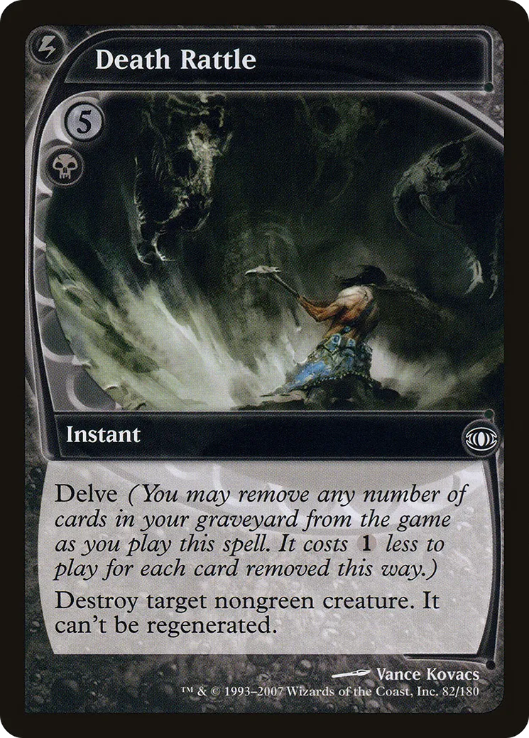 Death Rattle — Future Sight — Magic: The Gathering