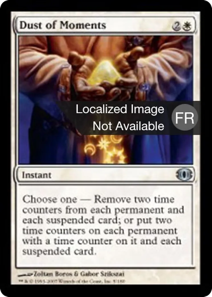 Poussière d'instants from Future Sight - Magic: The Gathering