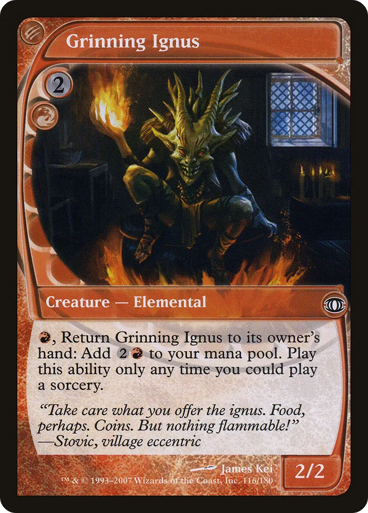 Grinning Ignus — Future Sight — Magic: The Gathering