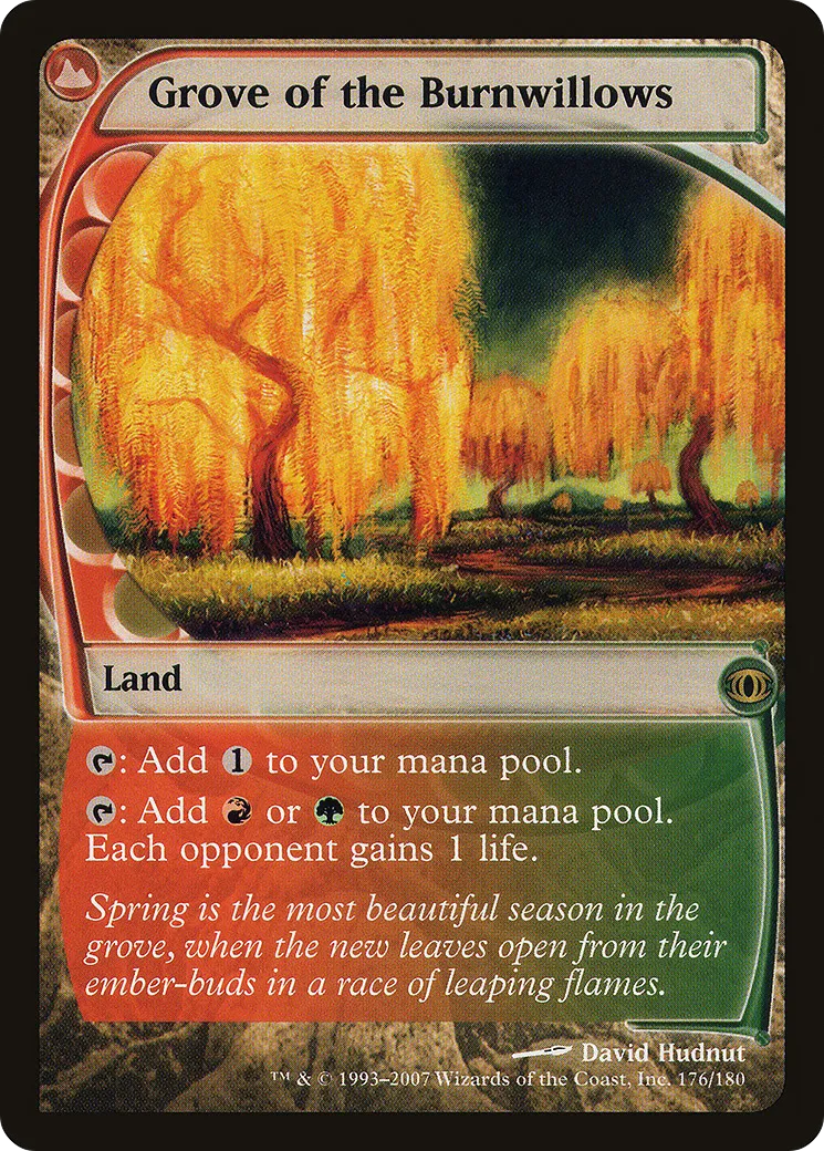 Grove of the Burnwillows — Future Sight — Magic: The Gathering