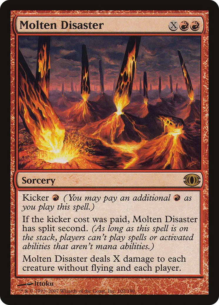 Molten Disaster — Future Sight — Magic: The Gathering