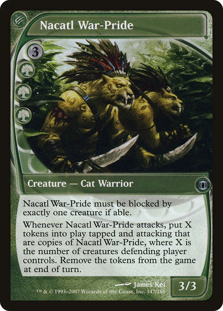 Bande guerrière nacatl — Future Sight — Magic: The Gathering
