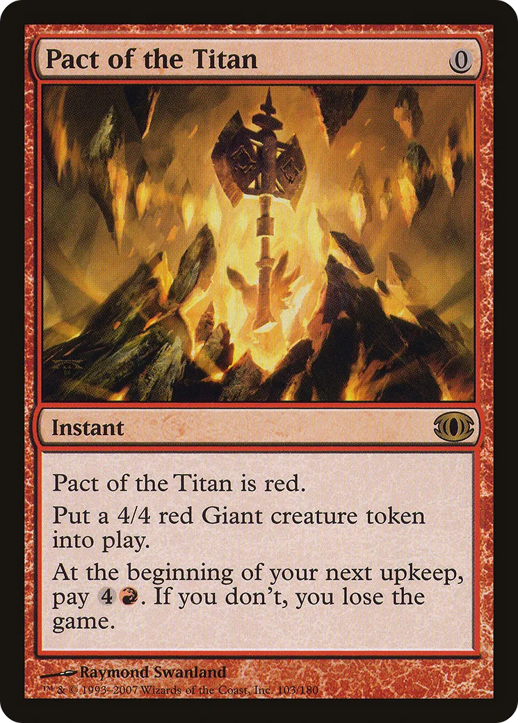 Pact of the Titan — Future Sight — Magic: The Gathering