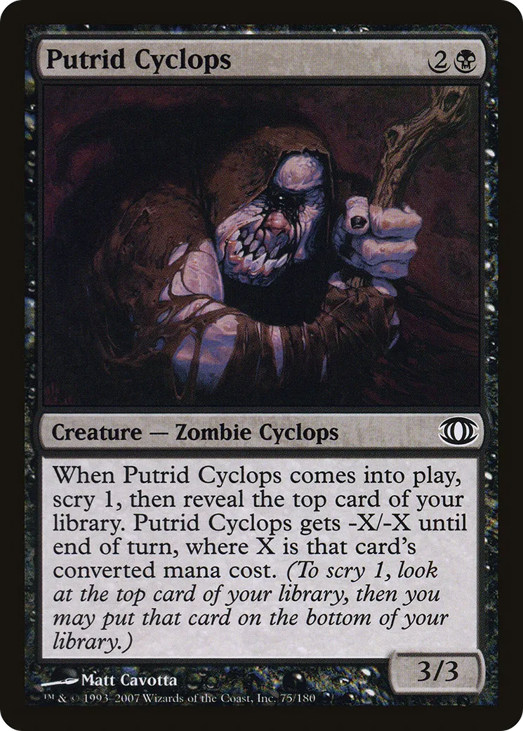 Putrid Cyclops — Future Sight — Magic: The Gathering