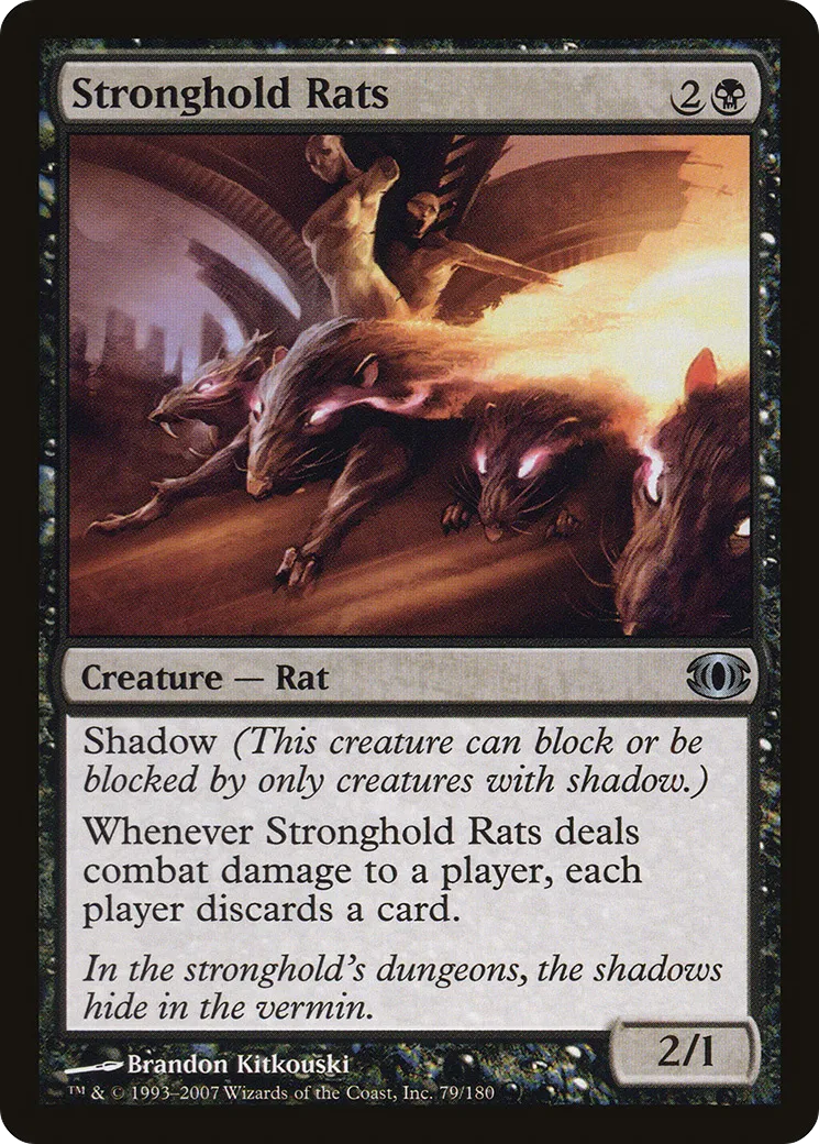 Stronghold Rats — Future Sight — Magic: The Gathering