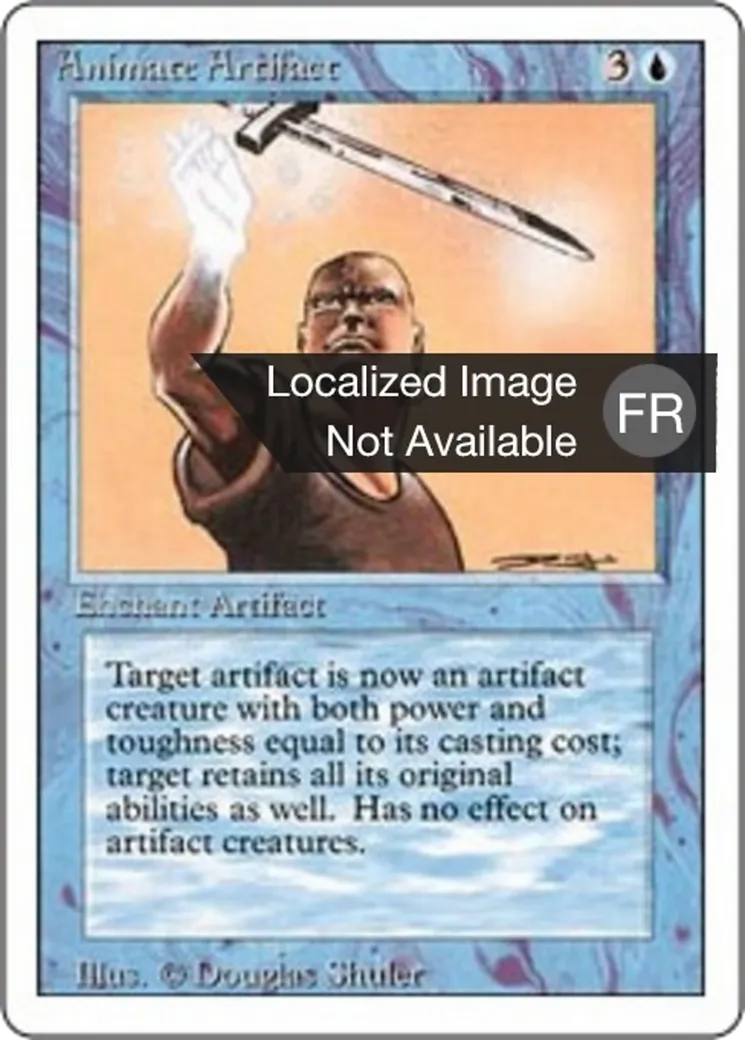 Animation d'artefact — Foreign White Border — Magic: The Gathering