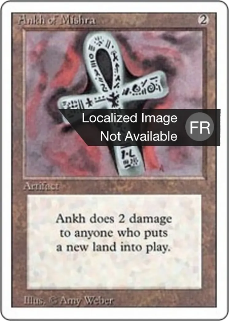 Ankh de Mishra — Foreign White Border — Magic: The Gathering