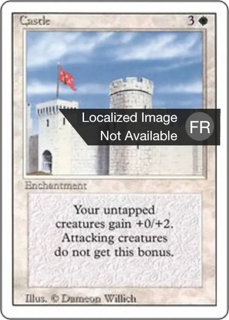 Château fort — Foreign White Border — Magic: The Gathering