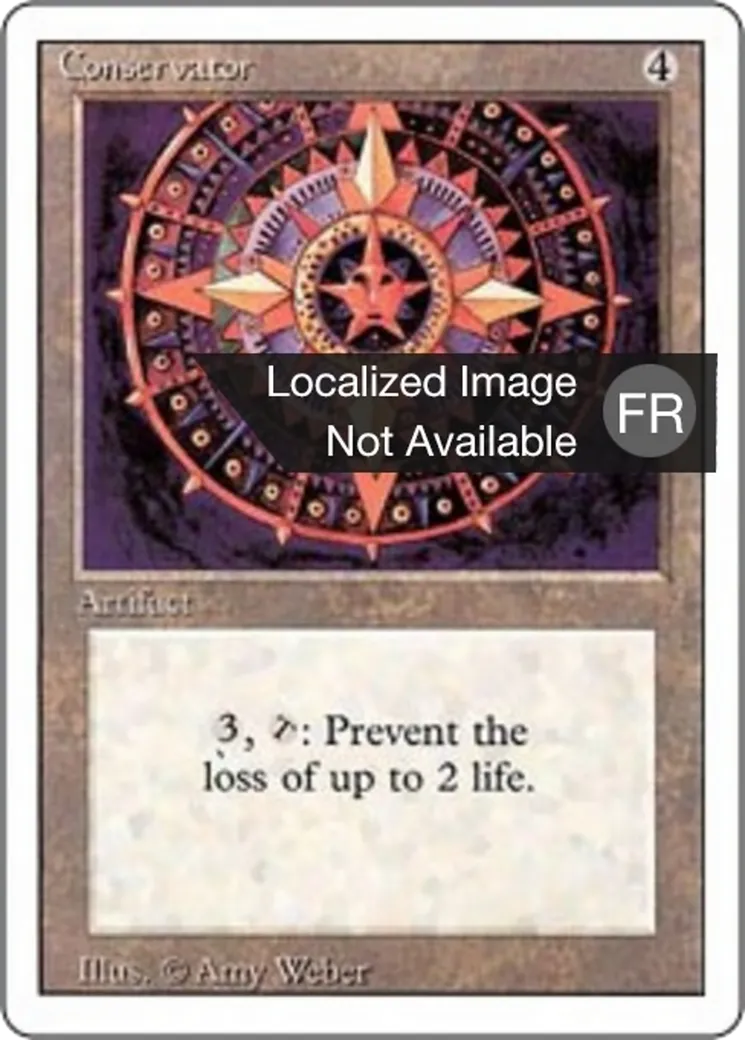 Conservator — Foreign White Border — Magic: The Gathering