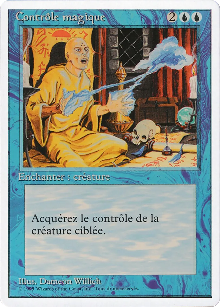Control Magic — Foreign White Border — Magic: The Gathering