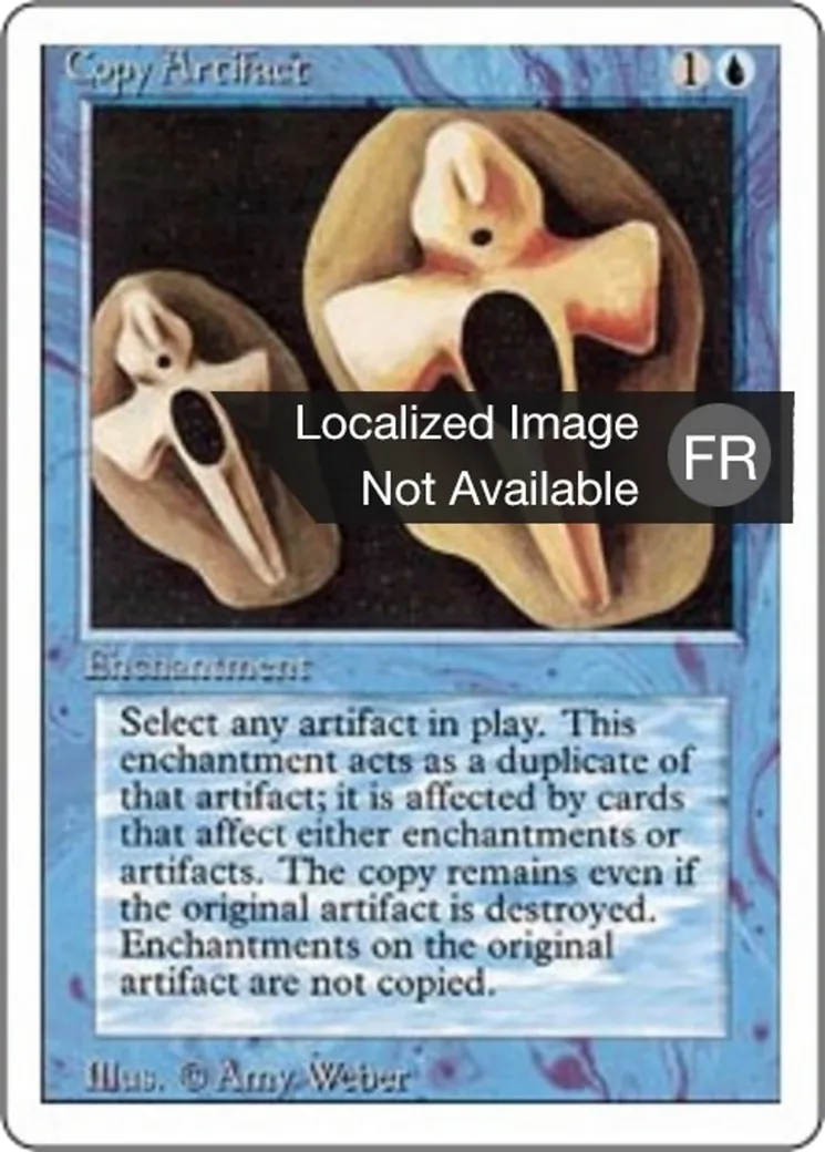 Copy Artifact — Foreign White Border — Magic: The Gathering