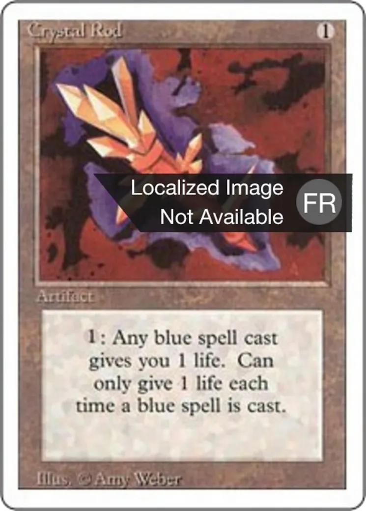 Baguette de cristal — Foreign White Border — Magic: The Gathering