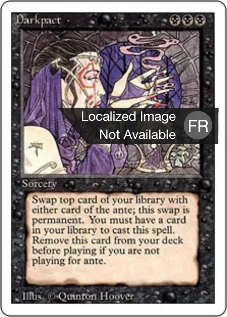 Darkpact — Foreign White Border — Magic: The Gathering