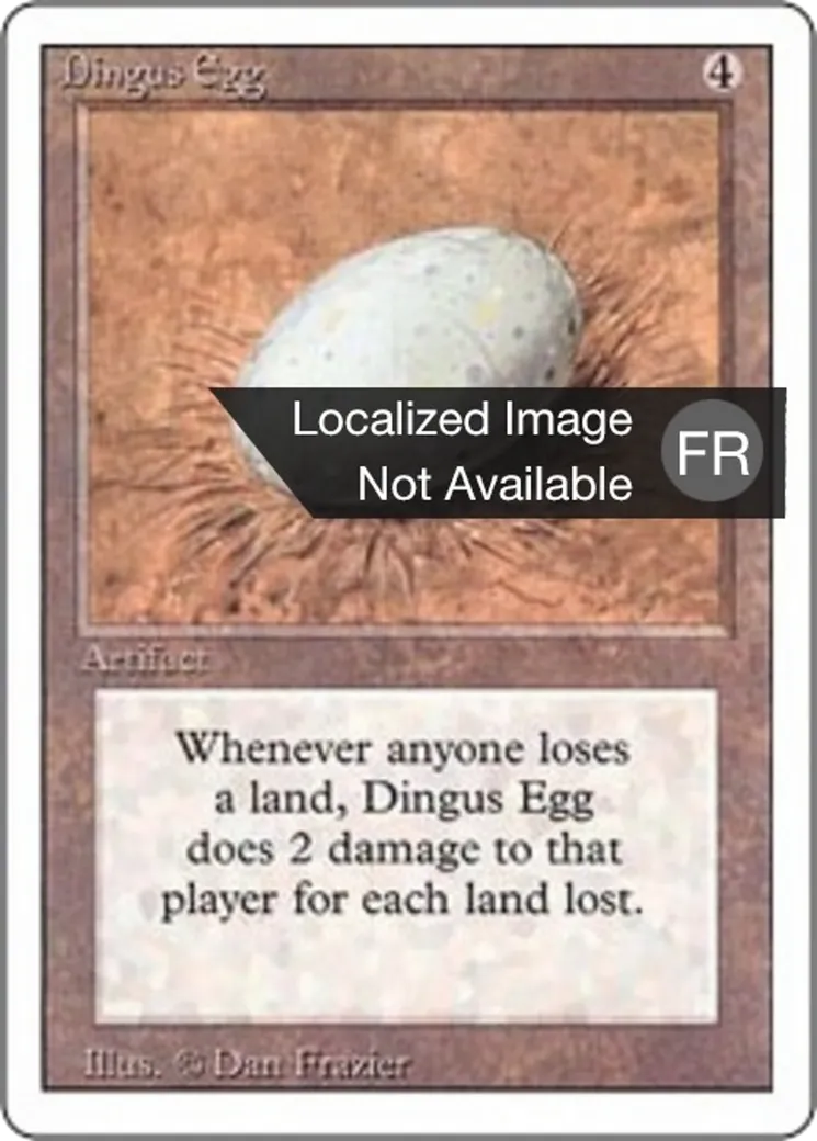 OEuf de Dingus — Foreign White Border — Magic: The Gathering