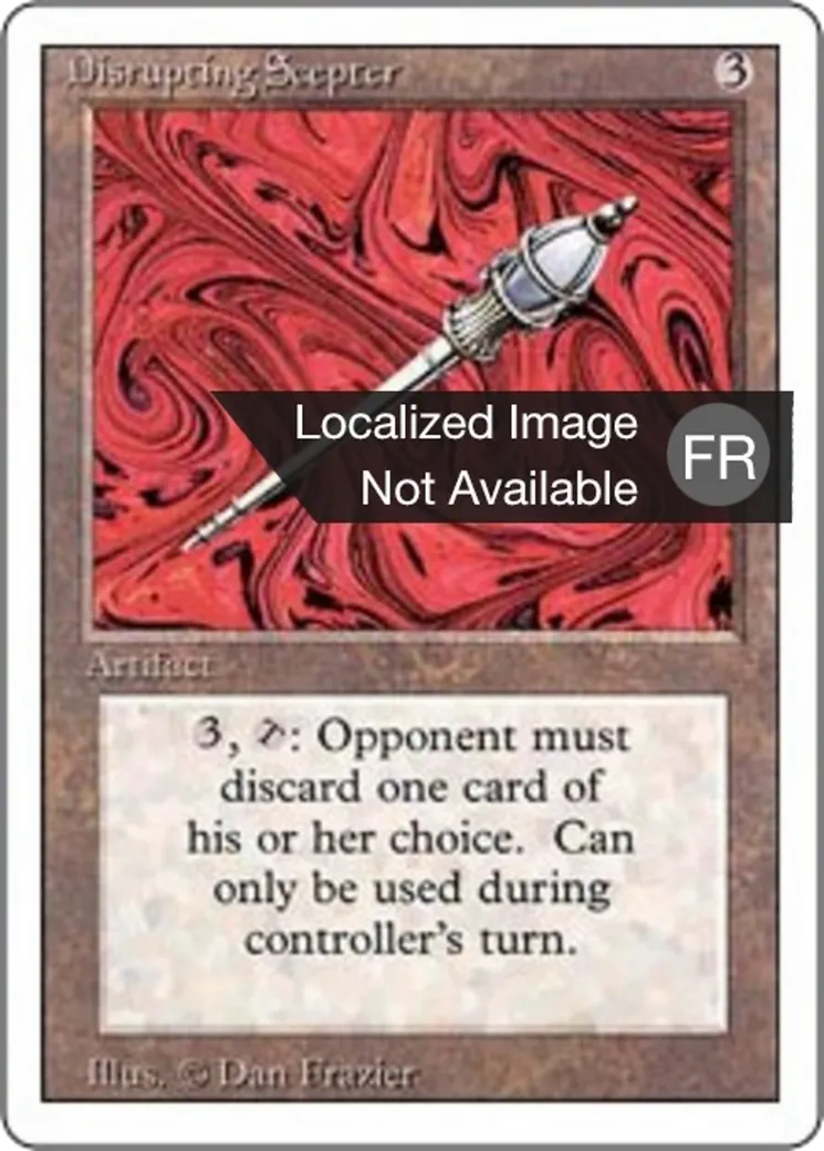 Sceptre de dislocation — Foreign White Border — Magic: The Gathering