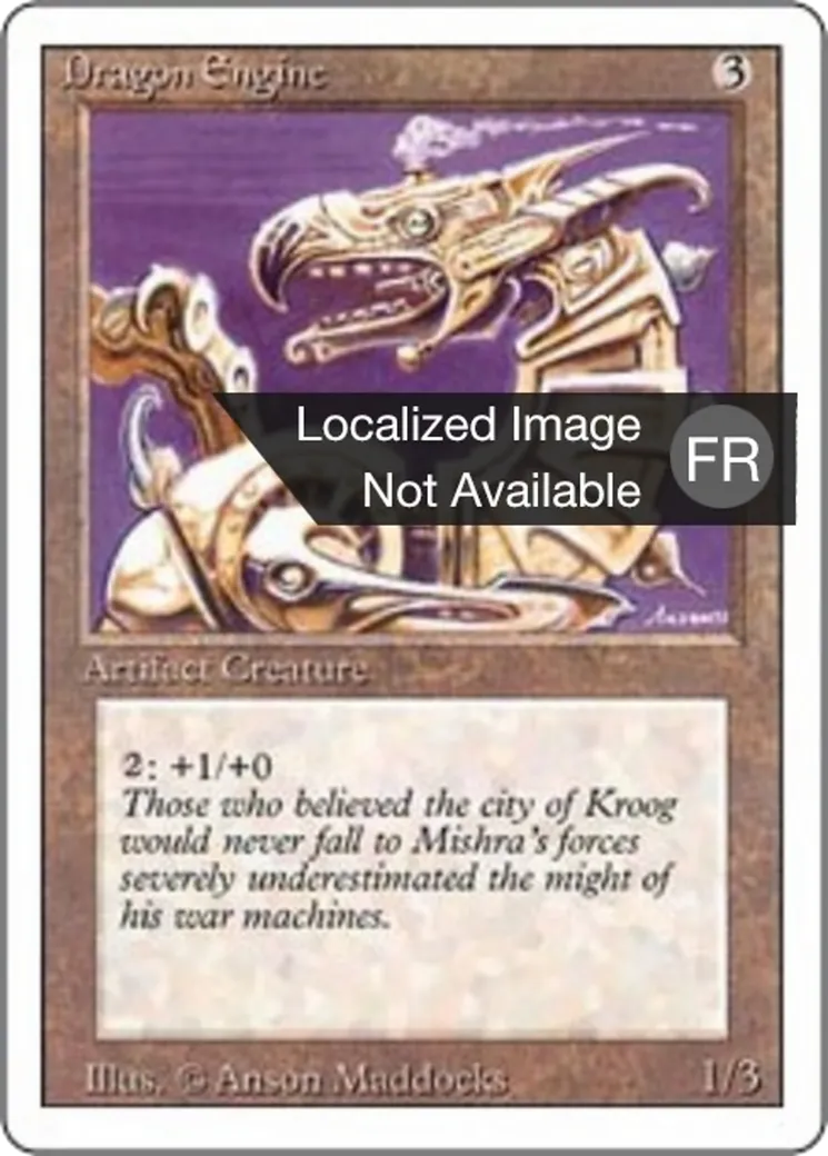 Dragon-machine — Foreign White Border — Magic: The Gathering