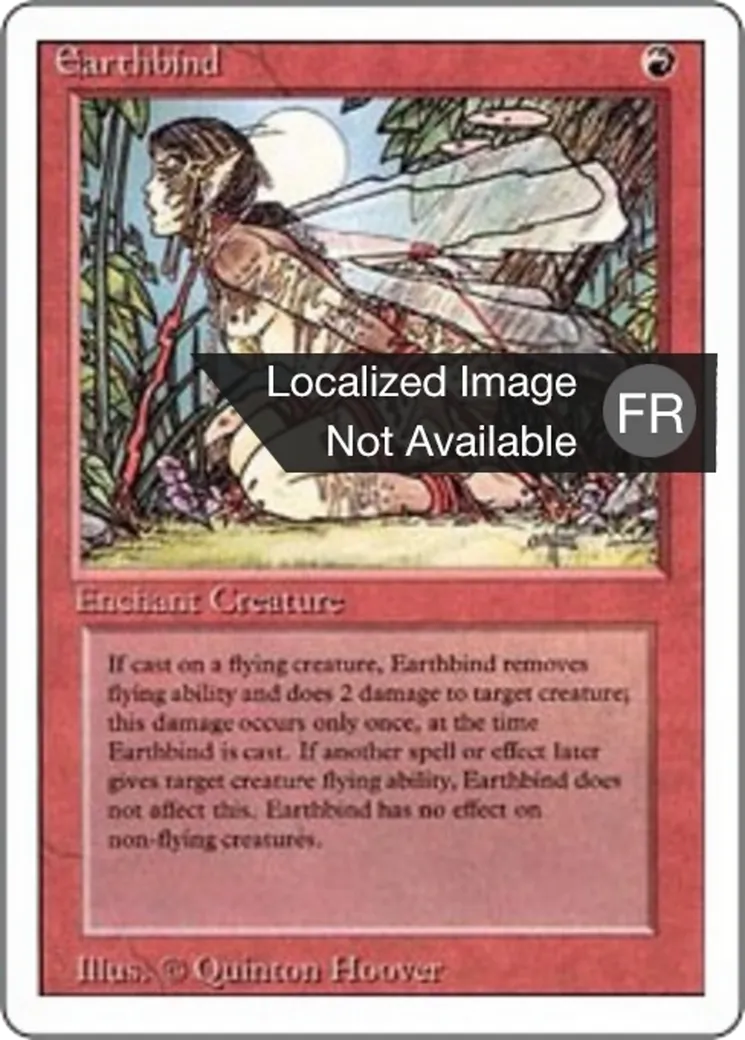 Entrave chtonienne — Foreign White Border — Magic: The Gathering