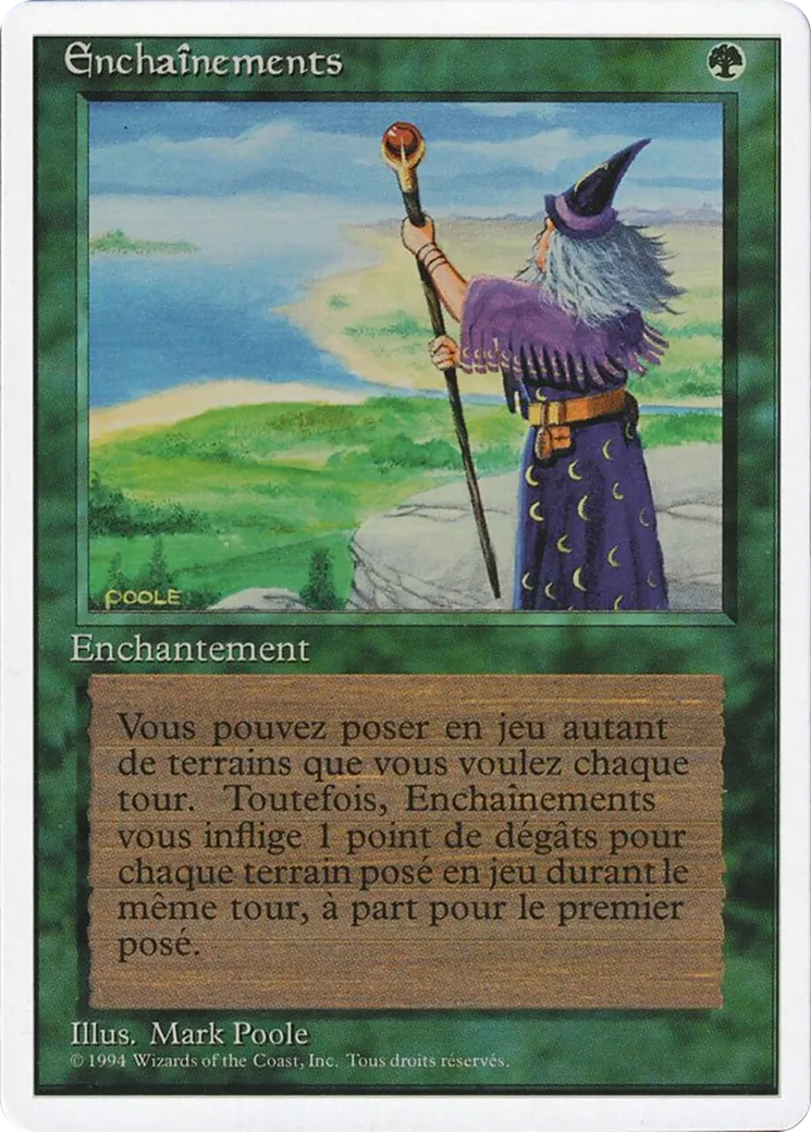 Enchaînements — Foreign White Border — Magic: The Gathering