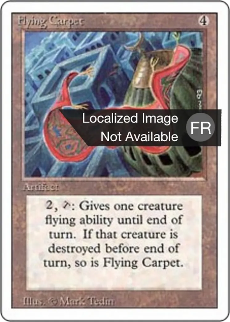Tapis volant — Foreign White Border — Magic: The Gathering