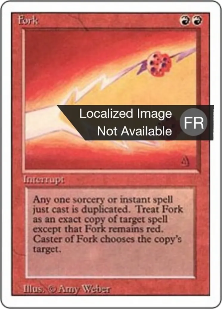 Fork from Foreign White Border - Magic: The Gathering