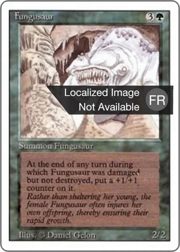 Fongosaure — Foreign White Border — Magic: The Gathering