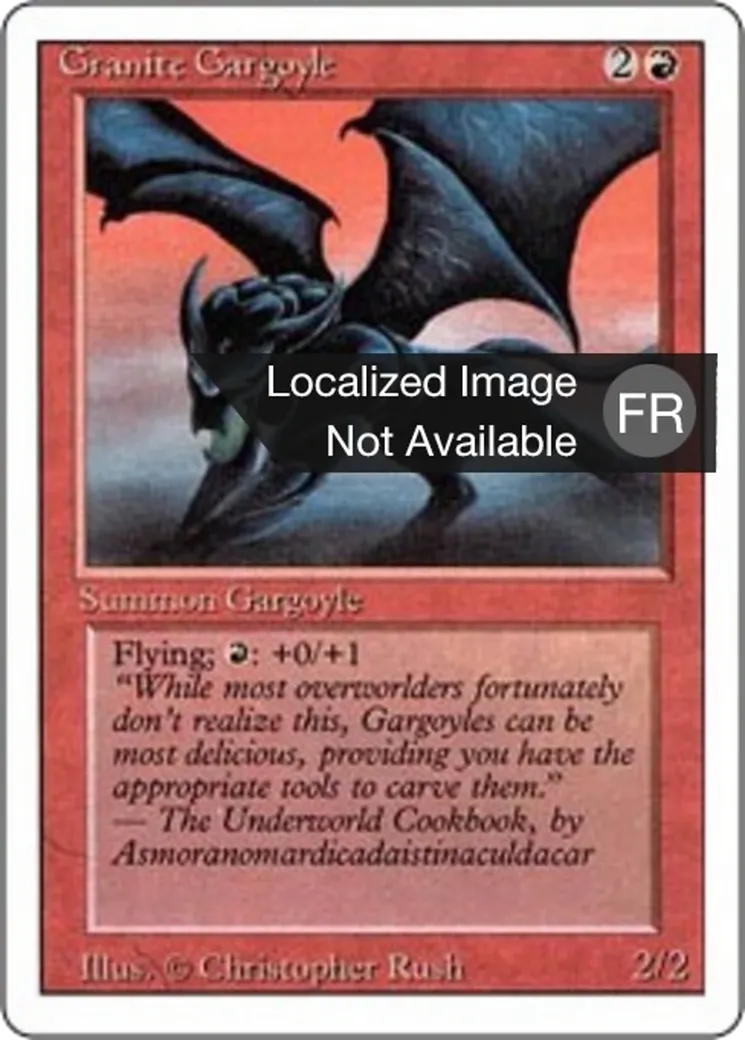 Gargouille de granit — Foreign White Border — Magic: The Gathering