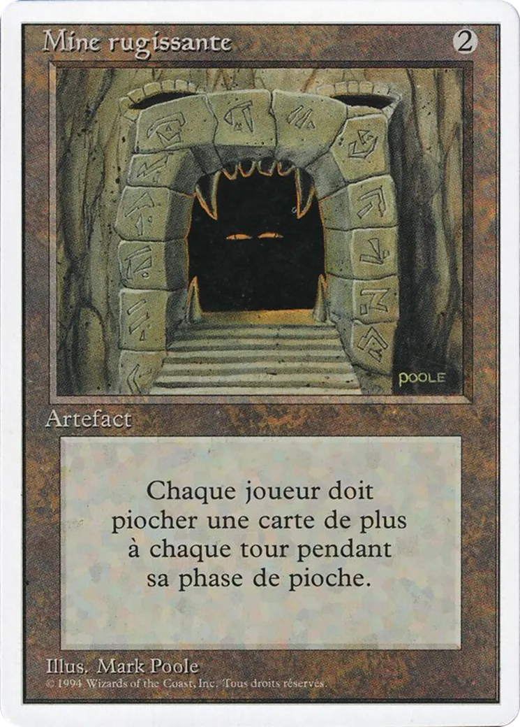 Howling Mine — Foreign White Border — Magic: The Gathering
