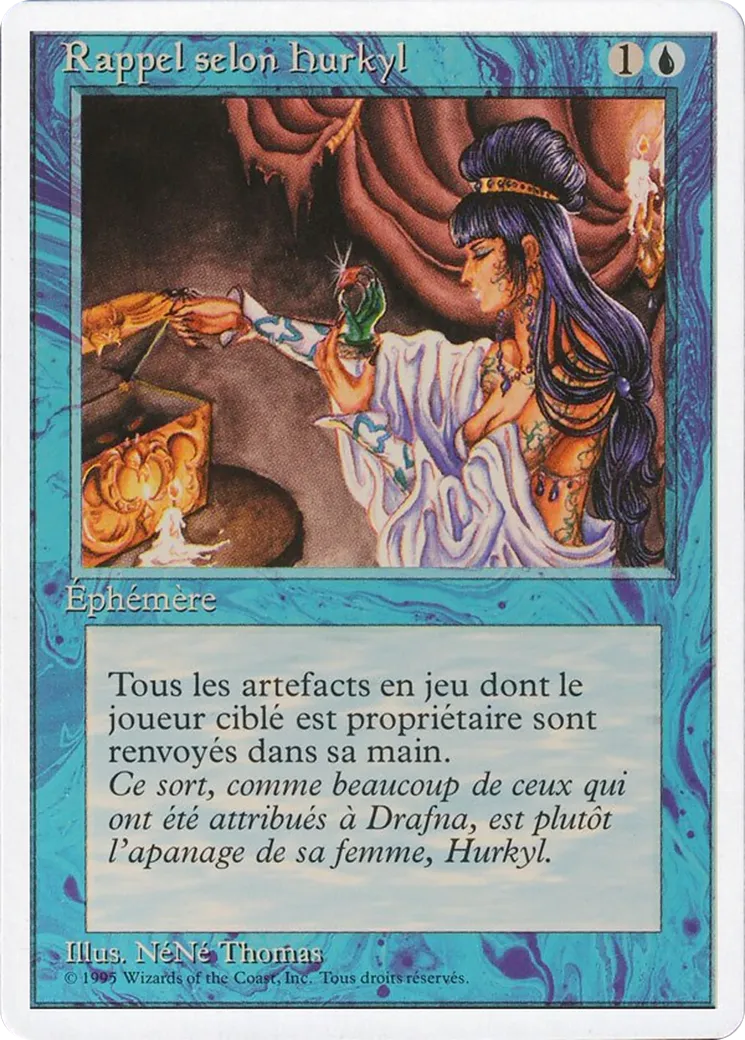 Rappel selon Hurkyl — Foreign White Border — Magic: The Gathering