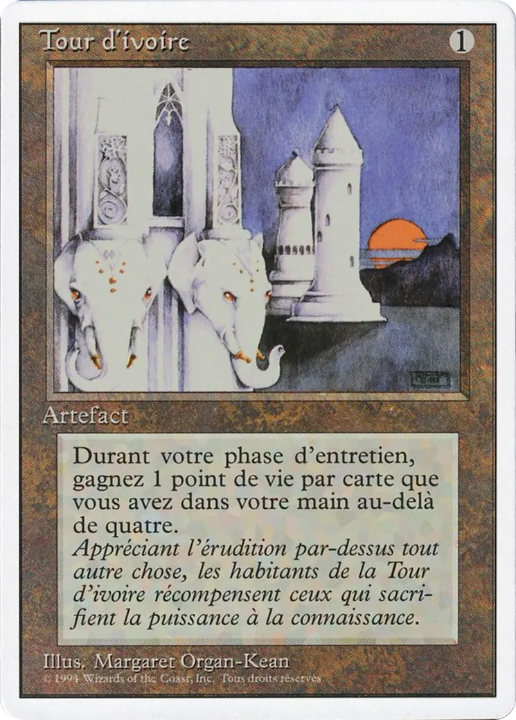 Ivory Tower — Foreign White Border — Magic: The Gathering