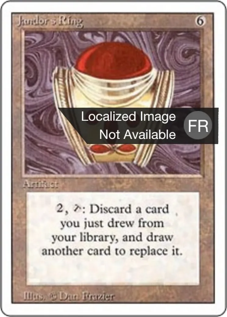 Anneau de Jouder — Foreign White Border — Magic: The Gathering