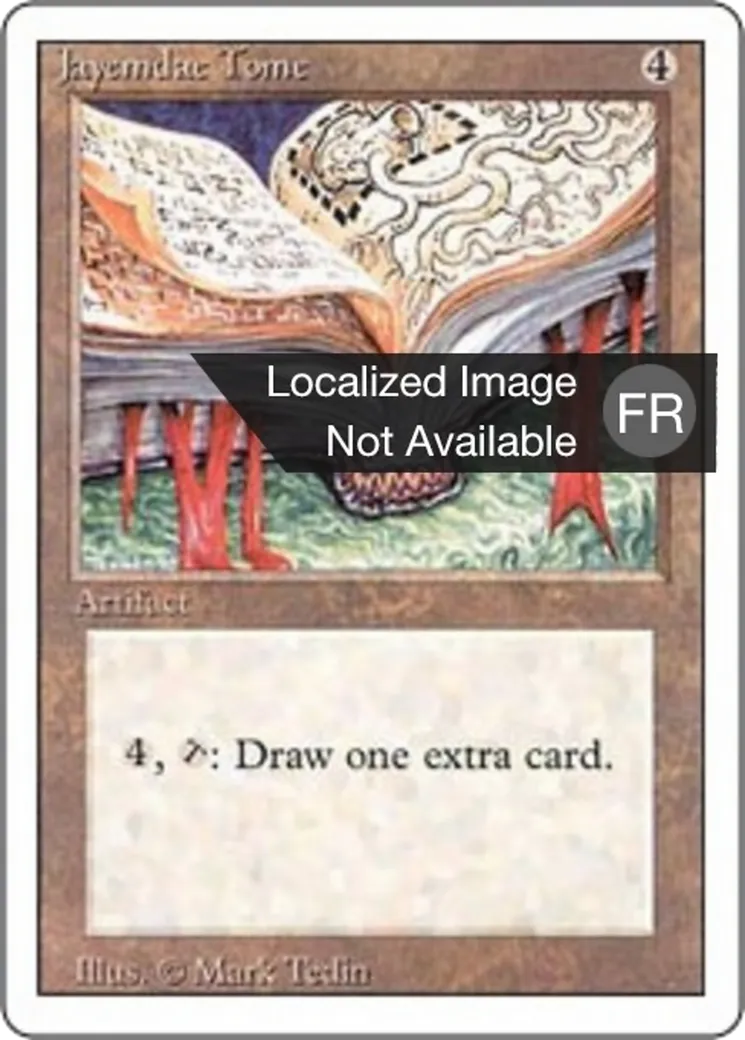 Jayemdae Tome — Foreign White Border — Magic: The Gathering