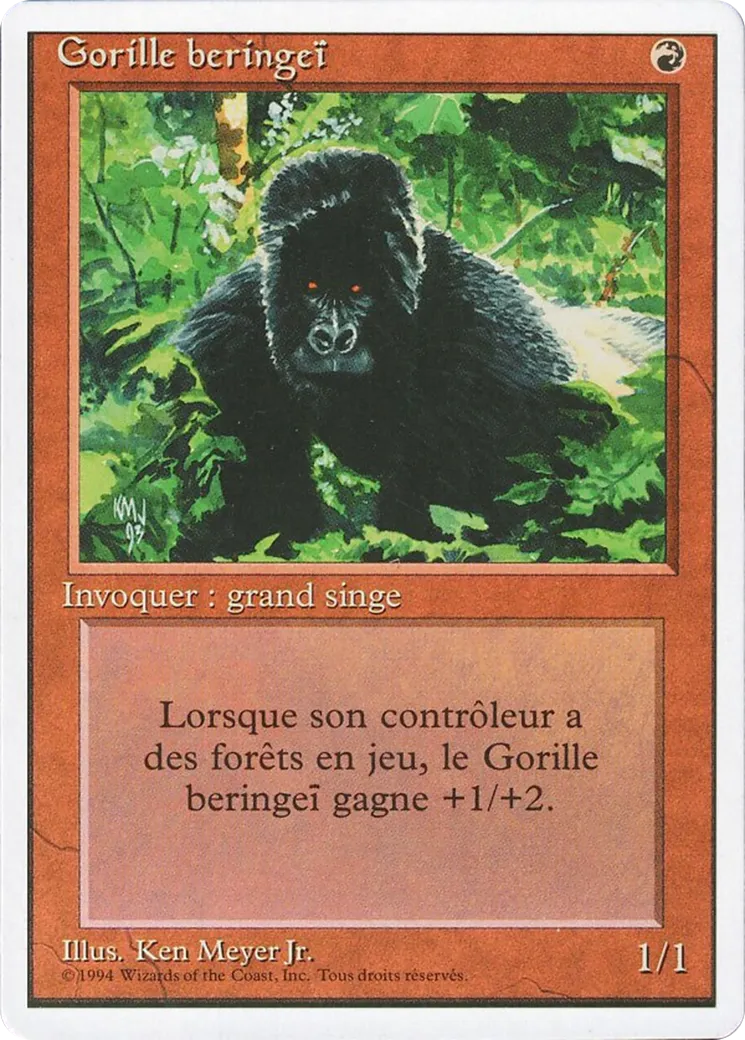 Kird Ape — Foreign White Border — Magic: The Gathering