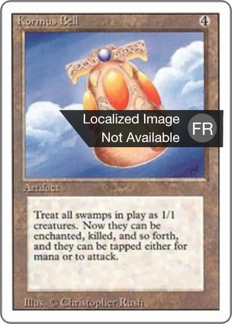 Kormus Bell — Foreign White Border — Magic: The Gathering