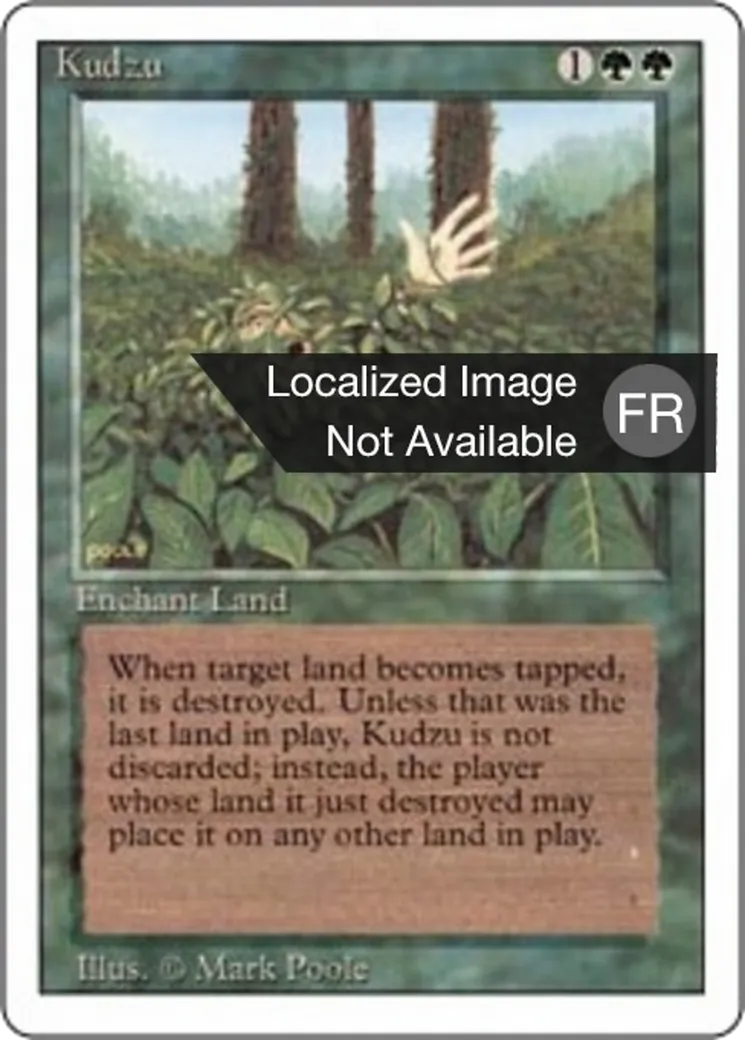 Kudzu — Foreign White Border — Magic: The Gathering
