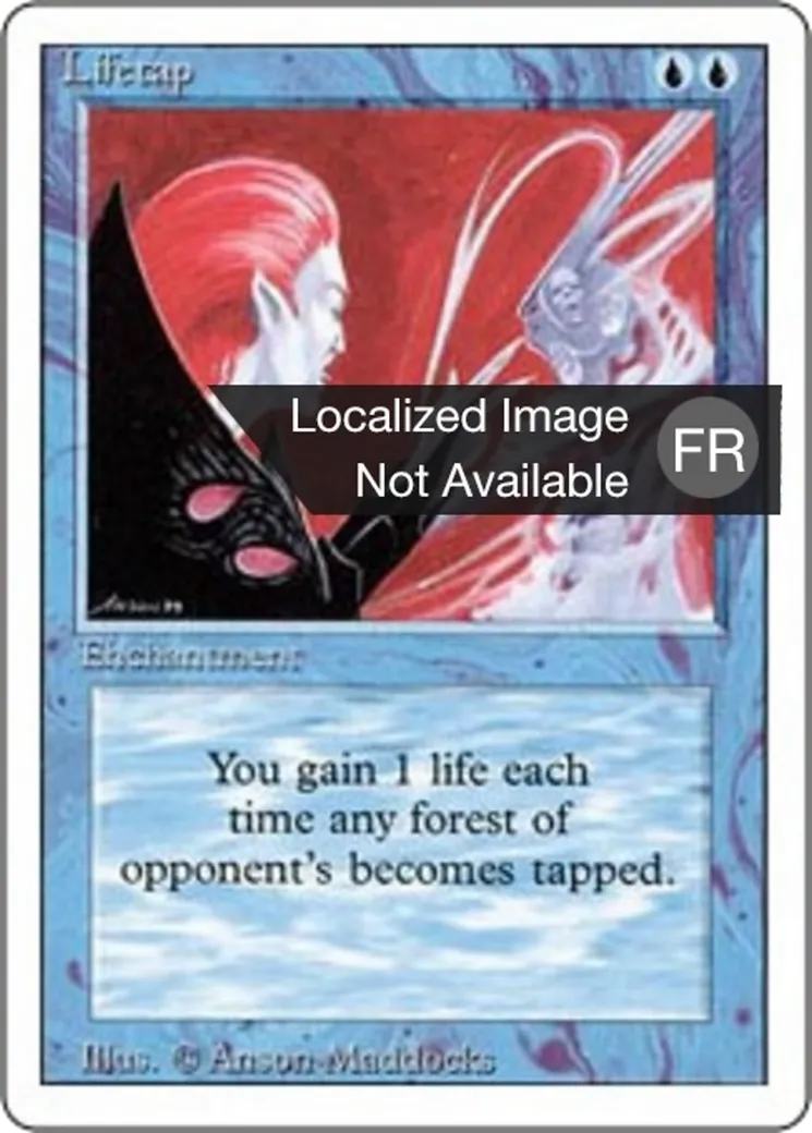 Lifetap — Foreign White Border — Magic: The Gathering