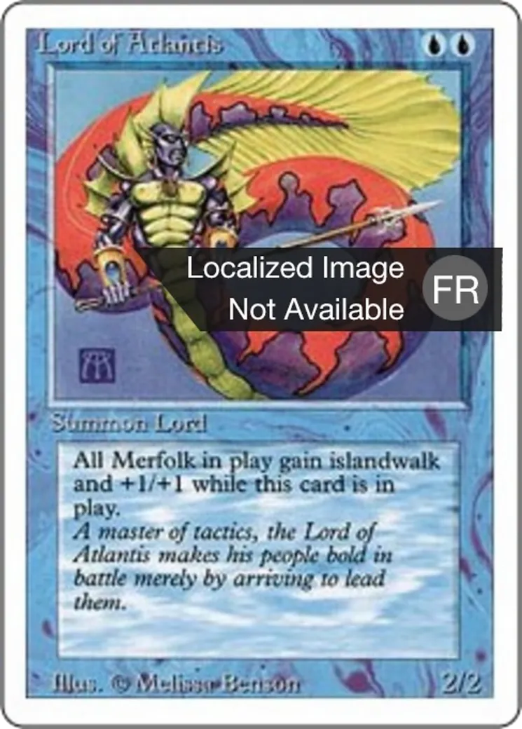 Lord of Atlantis — Foreign White Border — Magic: The Gathering