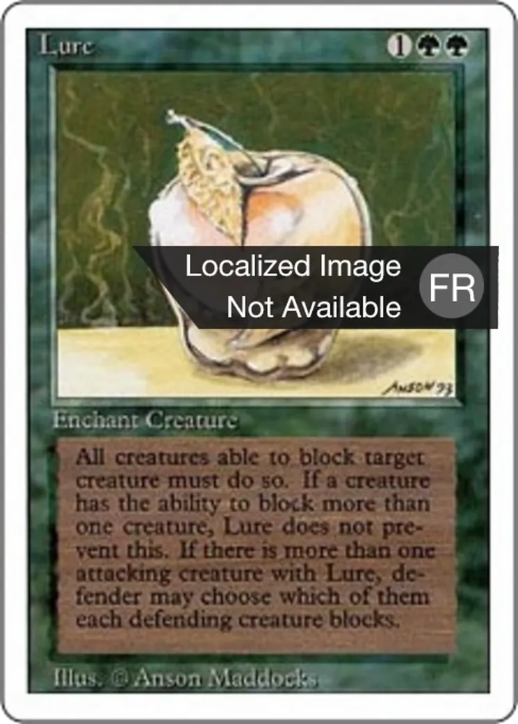 Leurre — Foreign White Border — Magic: The Gathering