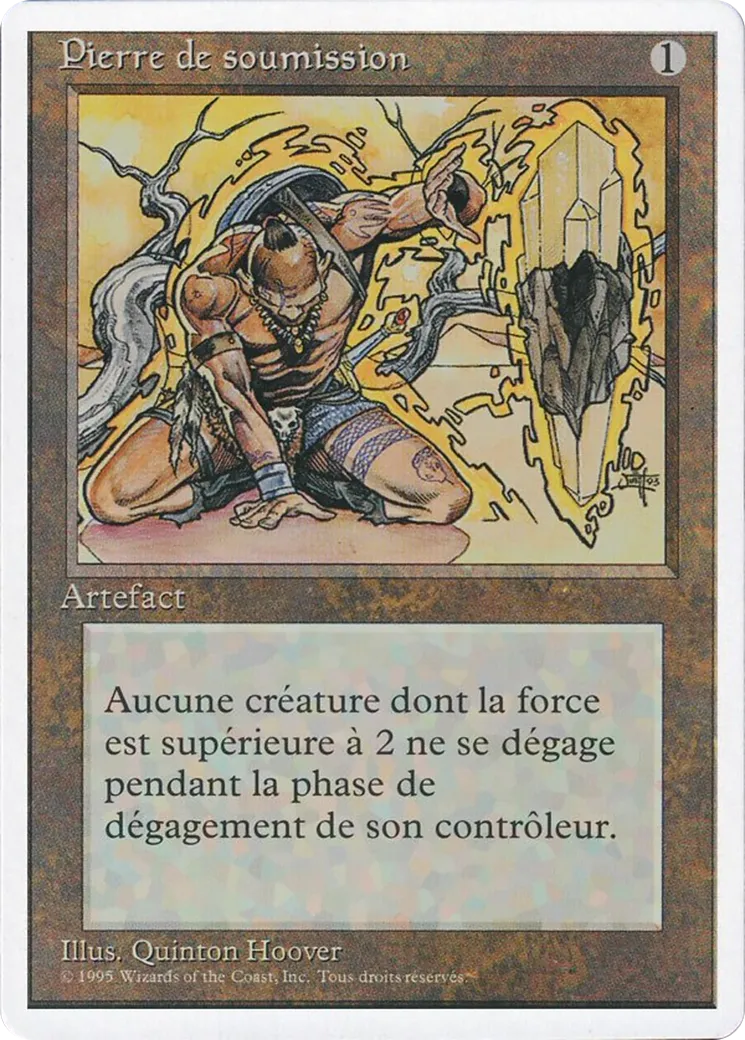 Meekstone — Foreign White Border — Magic: The Gathering