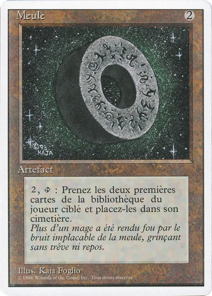 Meule — Foreign White Border — Magic: The Gathering