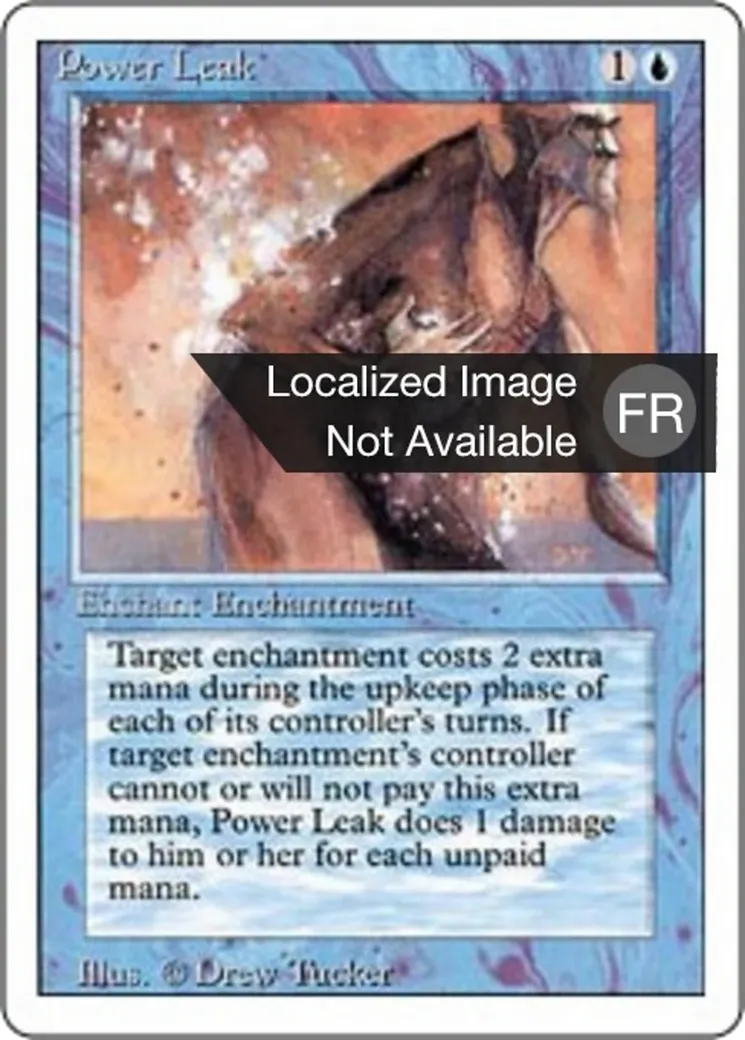 Fuite d'énergie — Foreign White Border — Magic: The Gathering