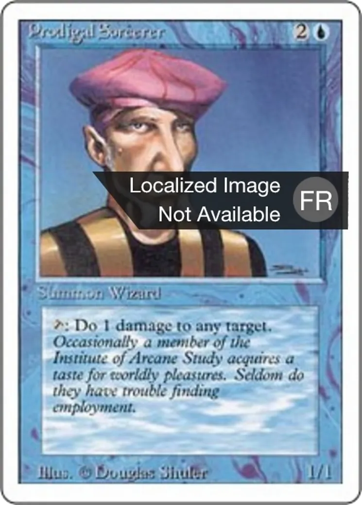 Sorcier sybarite — Foreign White Border — Magic: The Gathering