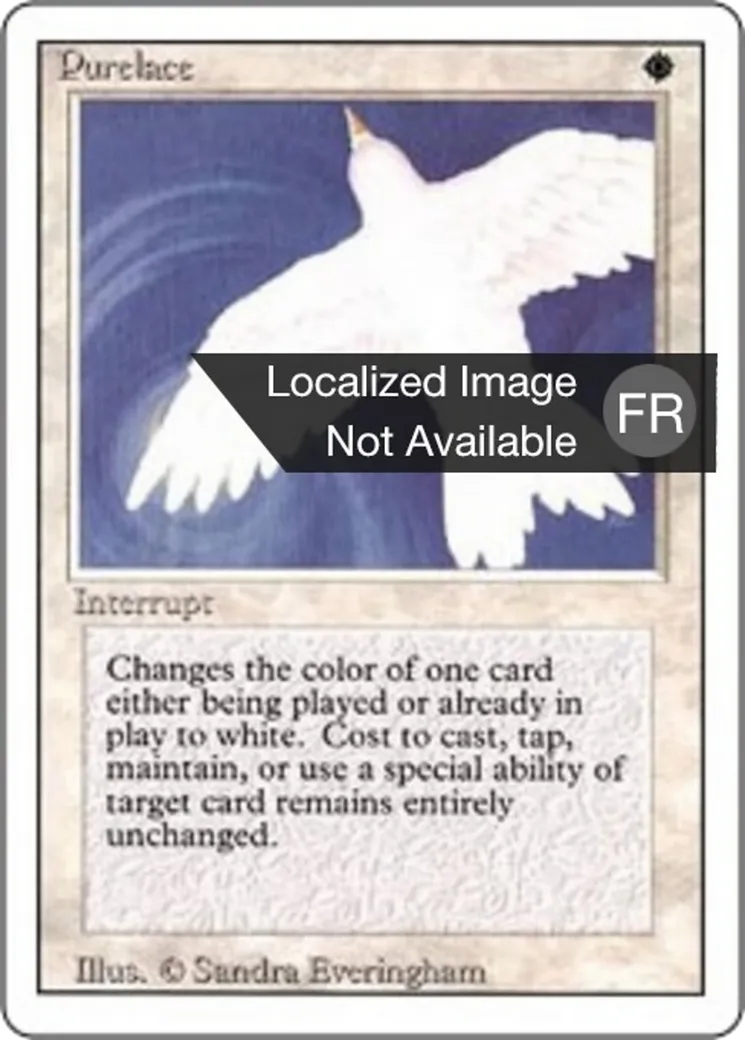Purelace — Foreign White Border — Magic: The Gathering