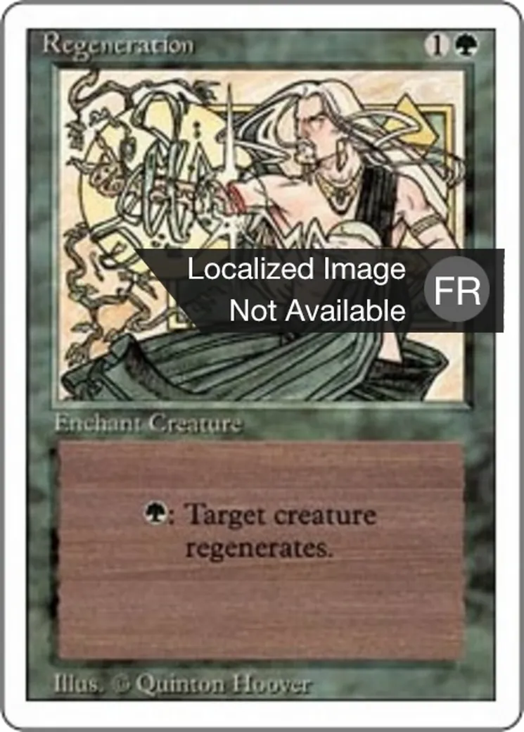 Regeneration — Foreign White Border — Magic: The Gathering