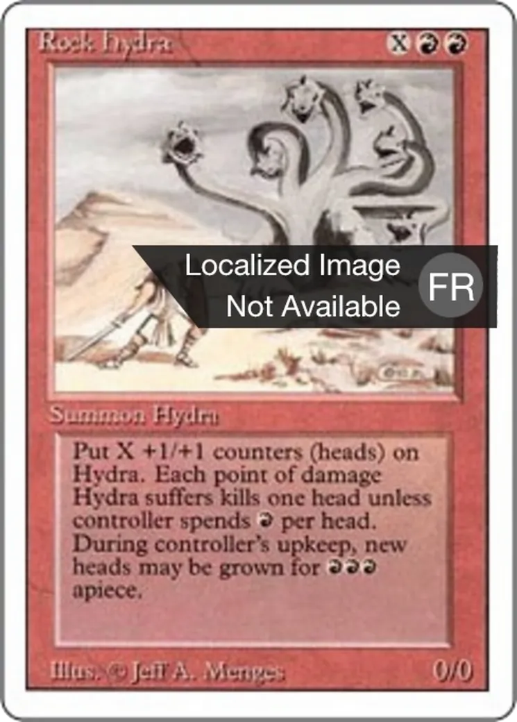 Rock Hydra — Foreign White Border — Magic: The Gathering