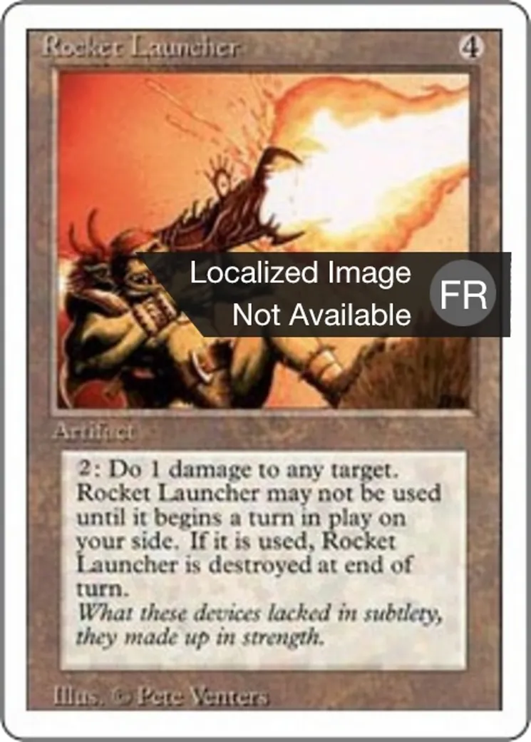 Lance-roquettes — Foreign White Border — Magic: The Gathering