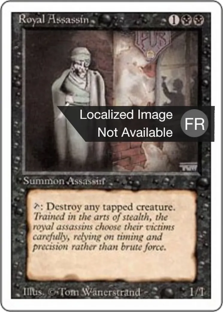 Royal Assassin — Foreign White Border — Magic: The Gathering