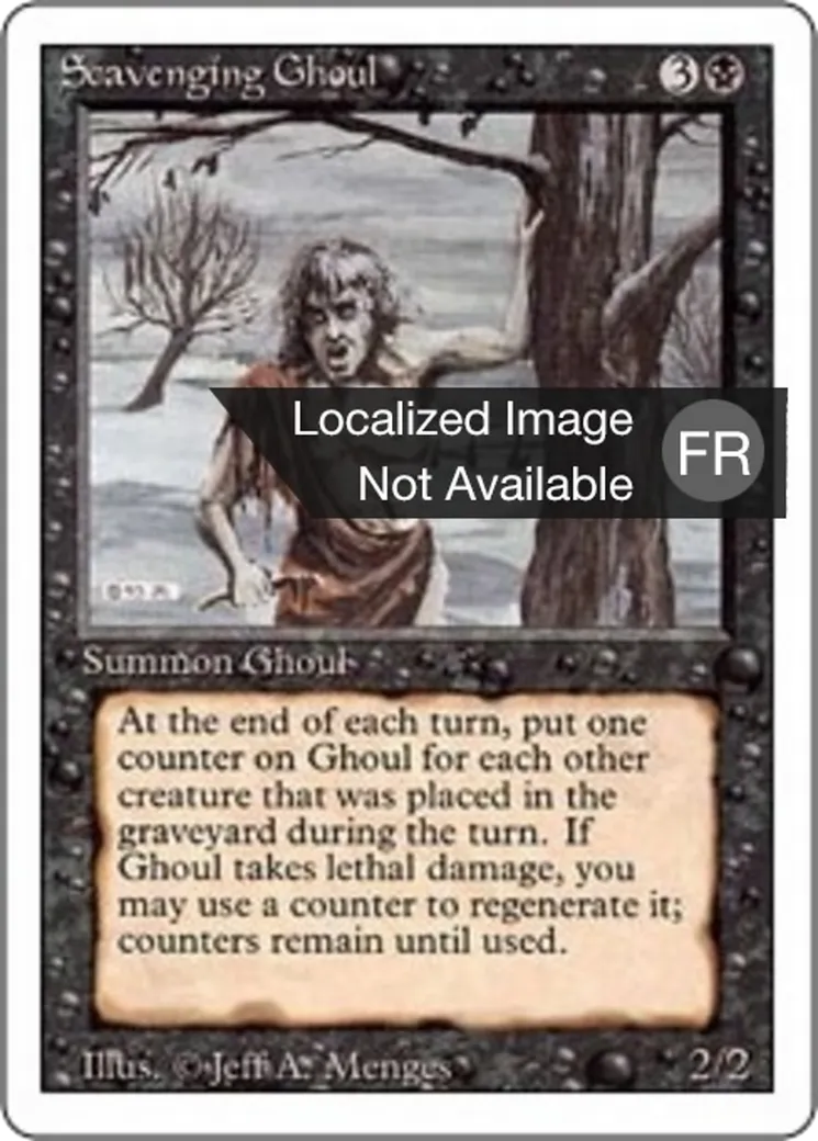 Scavenging Ghoul — Foreign White Border — Magic: The Gathering