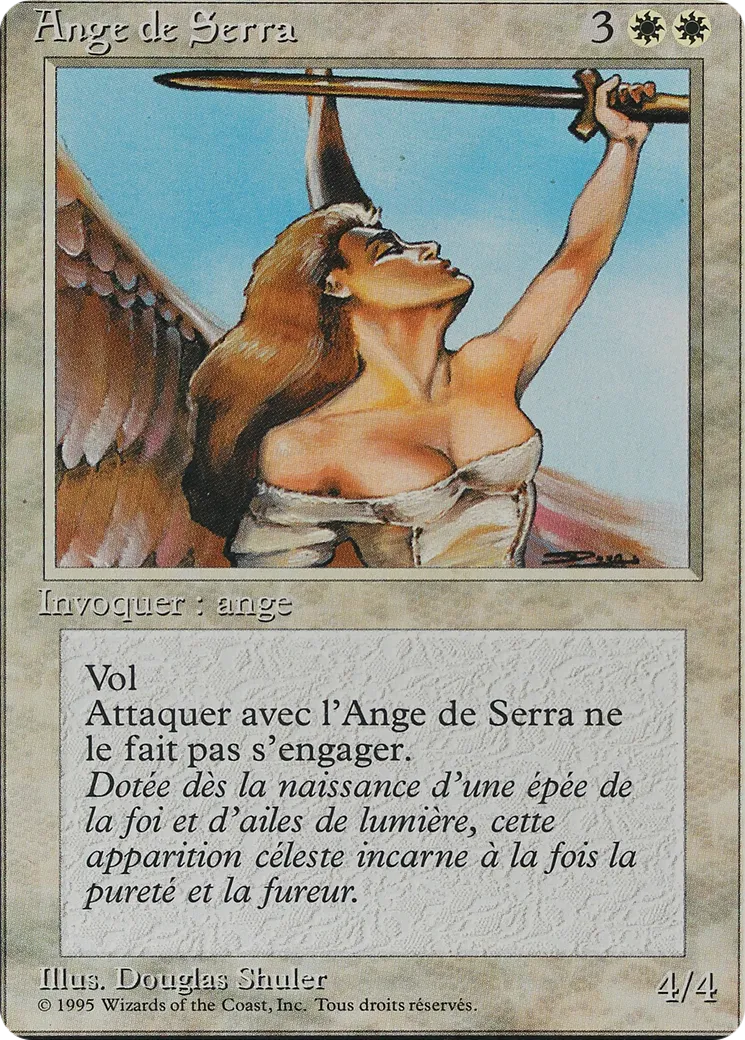 Ange de Serra — Foreign White Border — Magic: The Gathering